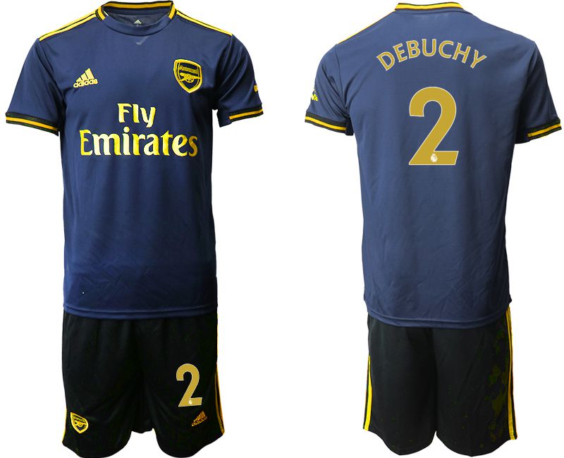 Men 2019-2020 club Arsenal away #2 blue Soccer Jerseys->arsenal jersey->Soccer Club Jersey